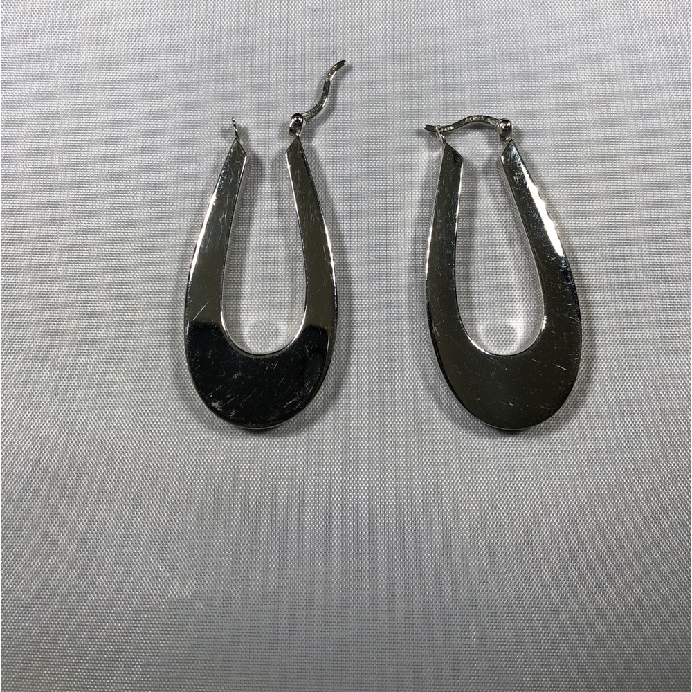 Custom made Sterling Horseshoe Earrings